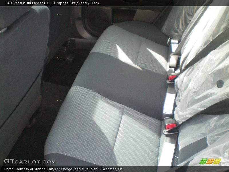 Graphite Gray Pearl / Black 2010 Mitsubishi Lancer GTS