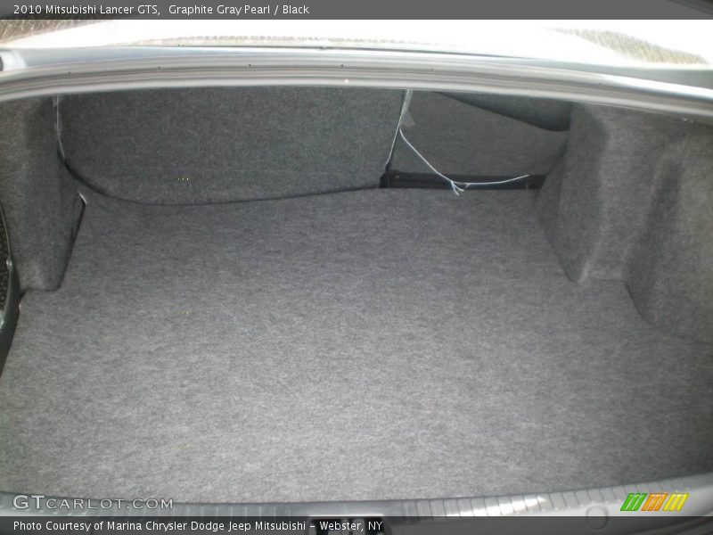 Graphite Gray Pearl / Black 2010 Mitsubishi Lancer GTS