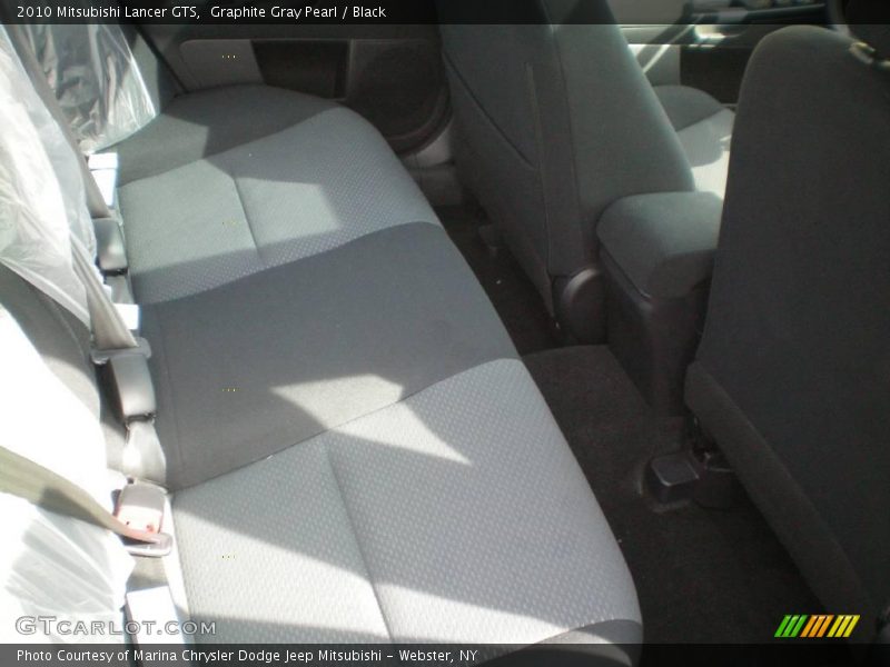 Graphite Gray Pearl / Black 2010 Mitsubishi Lancer GTS