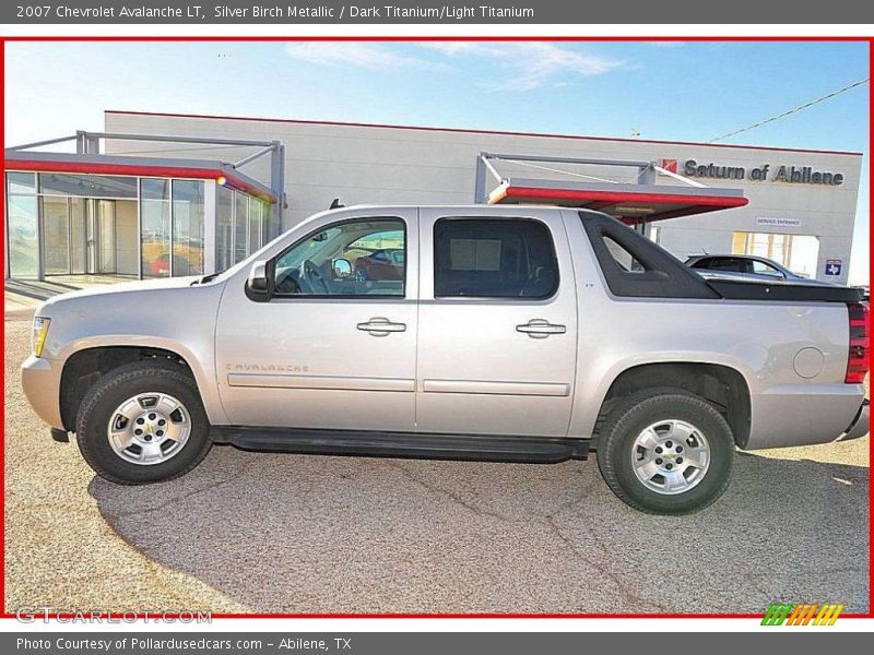 Silver Birch Metallic / Dark Titanium/Light Titanium 2007 Chevrolet Avalanche LT