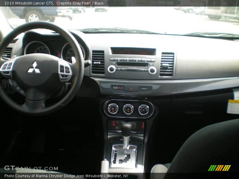 Graphite Gray Pearl / Black 2010 Mitsubishi Lancer GTS
