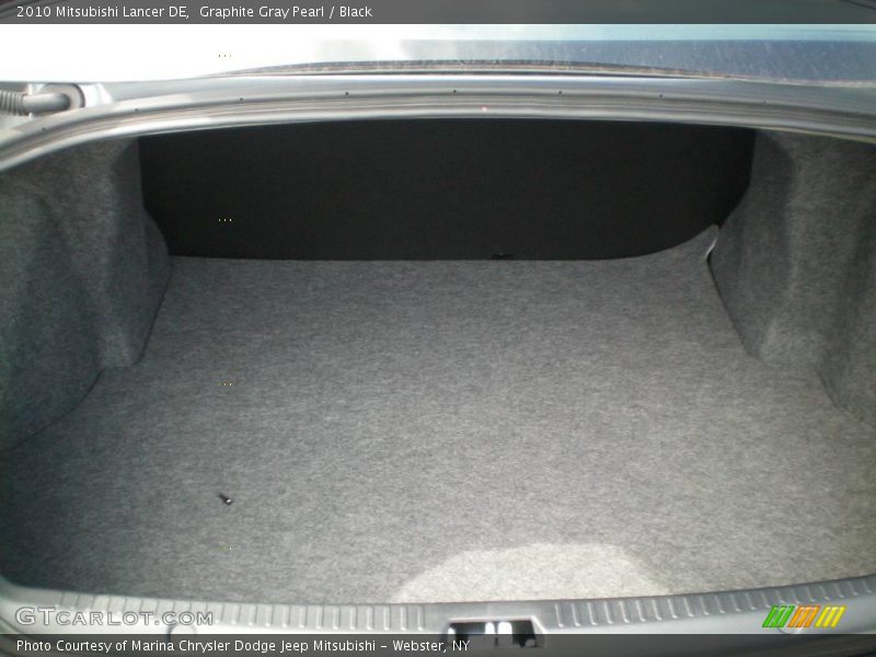 Graphite Gray Pearl / Black 2010 Mitsubishi Lancer DE
