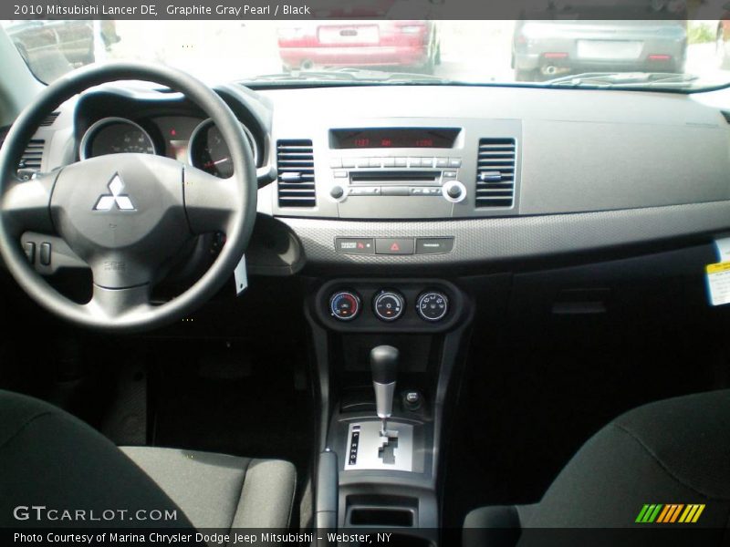 Graphite Gray Pearl / Black 2010 Mitsubishi Lancer DE