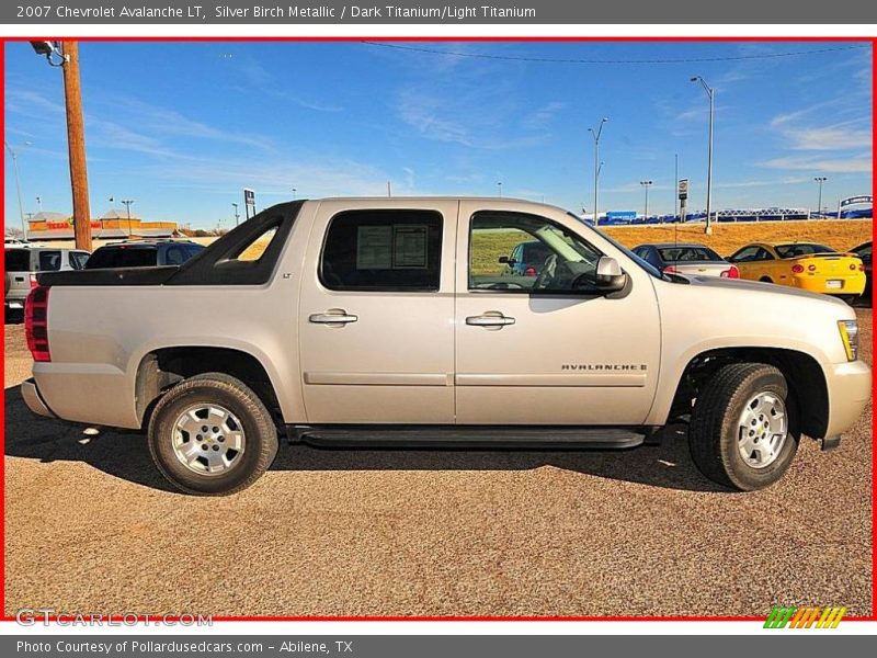 Silver Birch Metallic / Dark Titanium/Light Titanium 2007 Chevrolet Avalanche LT