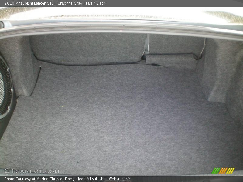 Graphite Gray Pearl / Black 2010 Mitsubishi Lancer GTS
