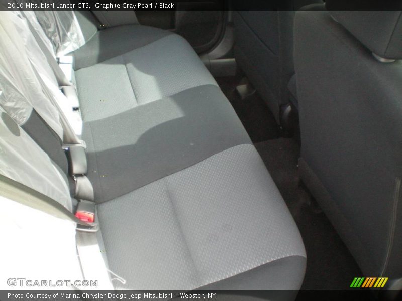 Graphite Gray Pearl / Black 2010 Mitsubishi Lancer GTS