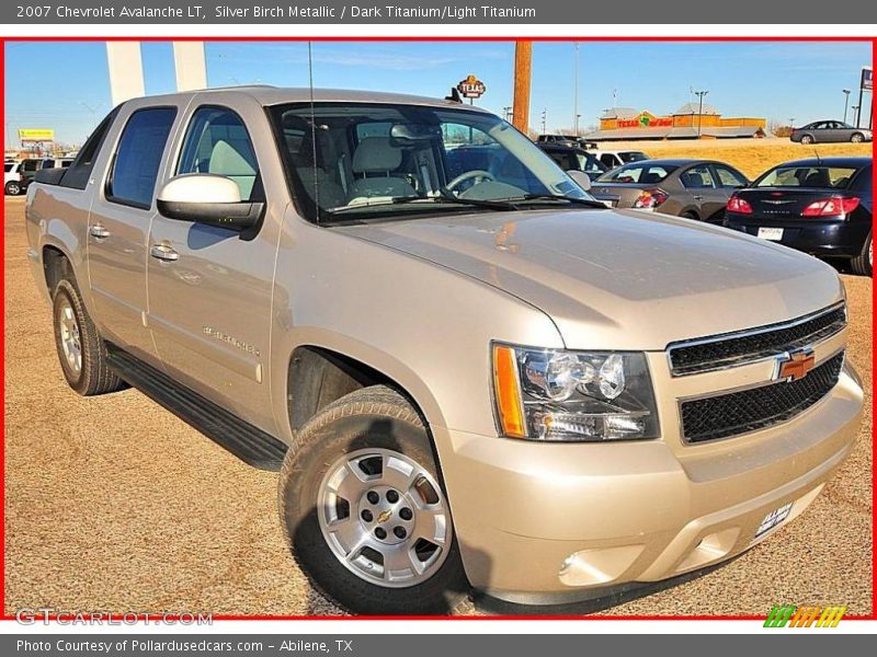 Silver Birch Metallic / Dark Titanium/Light Titanium 2007 Chevrolet Avalanche LT