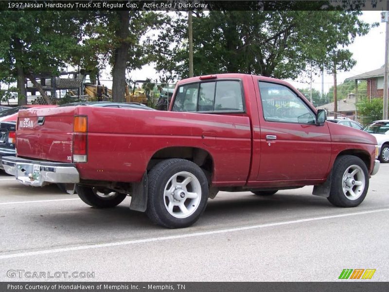 Aztec Red / Dark Gray 1997 Nissan Hardbody Truck XE Regular Cab