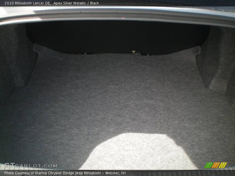 Apex Silver Metallic / Black 2010 Mitsubishi Lancer DE