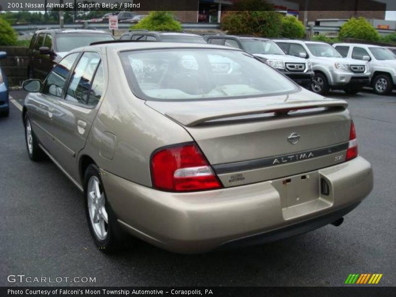 Sandrift Beige / Blond 2001 Nissan Altima SE
