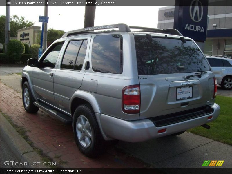 Chrome Silver Metallic / Charcoal 2002 Nissan Pathfinder LE 4x4