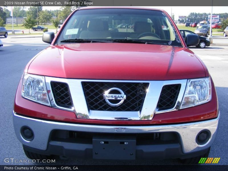 Red Brick / Beige 2009 Nissan Frontier SE Crew Cab