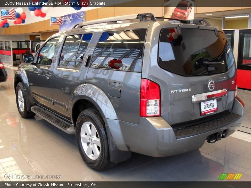 Storm Gray / Graphite 2008 Nissan Pathfinder SE 4x4
