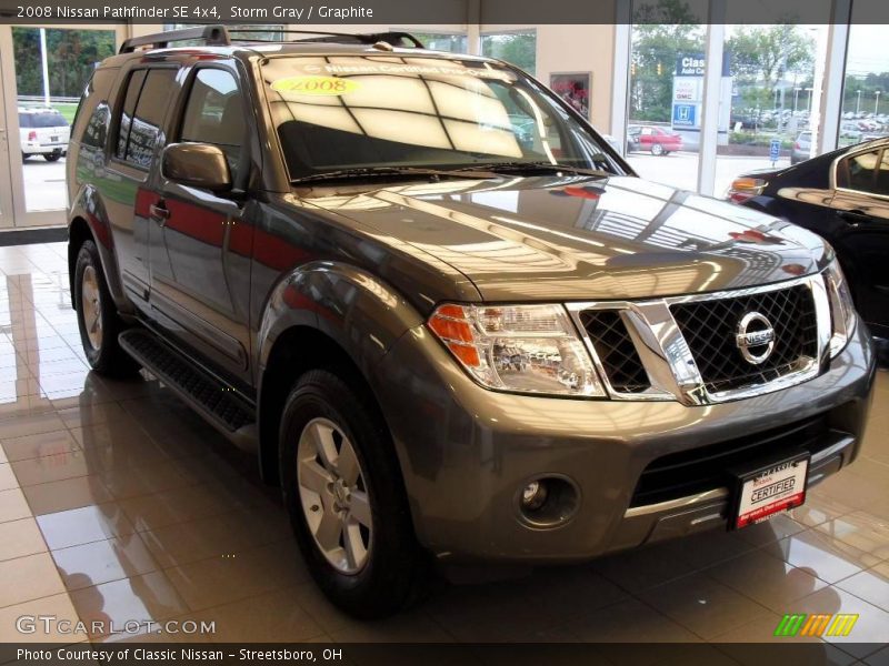 Storm Gray / Graphite 2008 Nissan Pathfinder SE 4x4