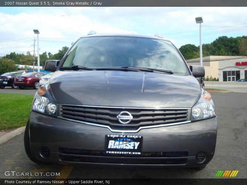 Smoke Gray Metallic / Gray 2007 Nissan Quest 3.5 S