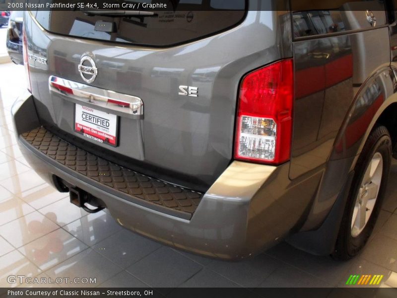 Storm Gray / Graphite 2008 Nissan Pathfinder SE 4x4
