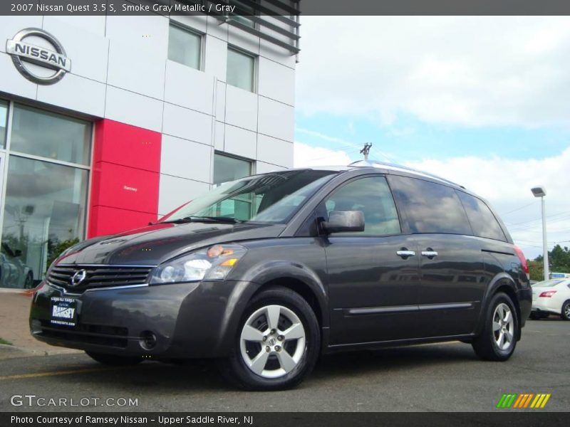 Smoke Gray Metallic / Gray 2007 Nissan Quest 3.5 S