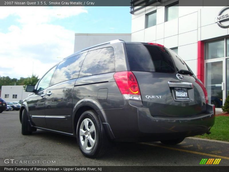 Smoke Gray Metallic / Gray 2007 Nissan Quest 3.5 S