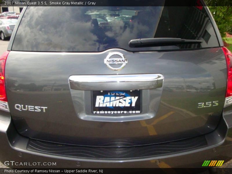 Smoke Gray Metallic / Gray 2007 Nissan Quest 3.5 S