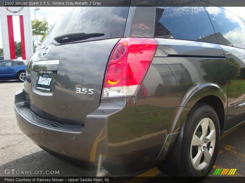 Smoke Gray Metallic / Gray 2007 Nissan Quest 3.5 S