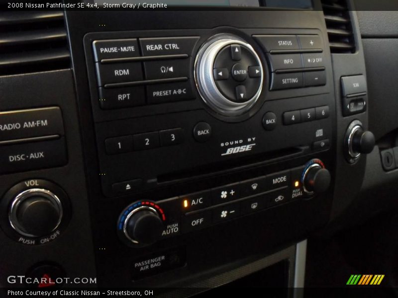 Storm Gray / Graphite 2008 Nissan Pathfinder SE 4x4