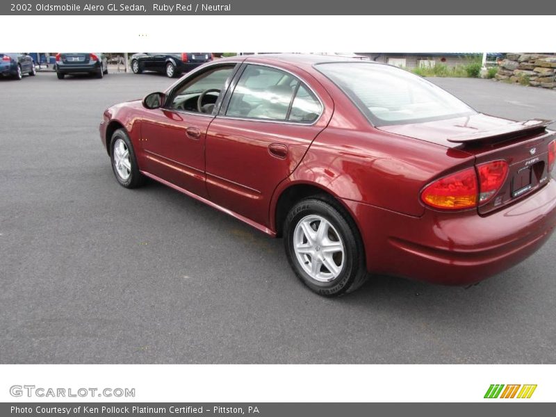 Ruby Red / Neutral 2002 Oldsmobile Alero GL Sedan
