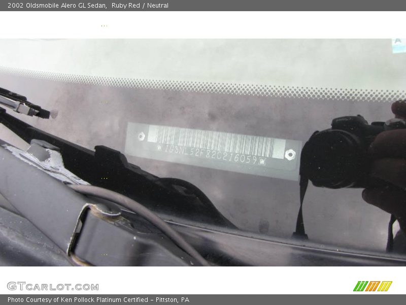 Ruby Red / Neutral 2002 Oldsmobile Alero GL Sedan
