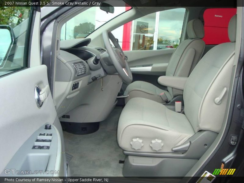 Smoke Gray Metallic / Gray 2007 Nissan Quest 3.5 S