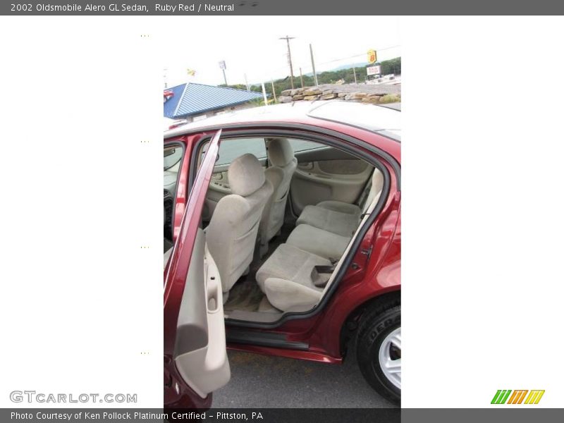 Ruby Red / Neutral 2002 Oldsmobile Alero GL Sedan