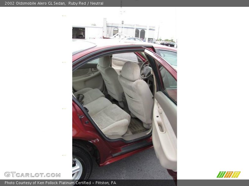 Ruby Red / Neutral 2002 Oldsmobile Alero GL Sedan