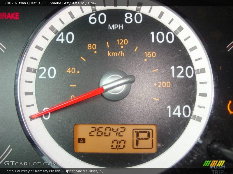Smoke Gray Metallic / Gray 2007 Nissan Quest 3.5 S