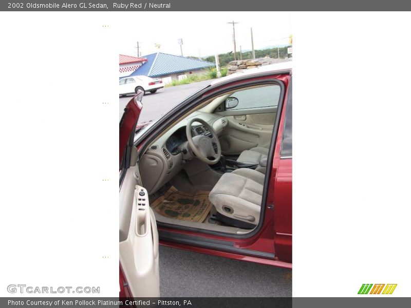 Ruby Red / Neutral 2002 Oldsmobile Alero GL Sedan