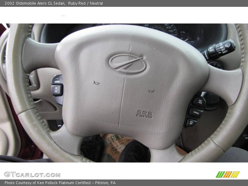Ruby Red / Neutral 2002 Oldsmobile Alero GL Sedan