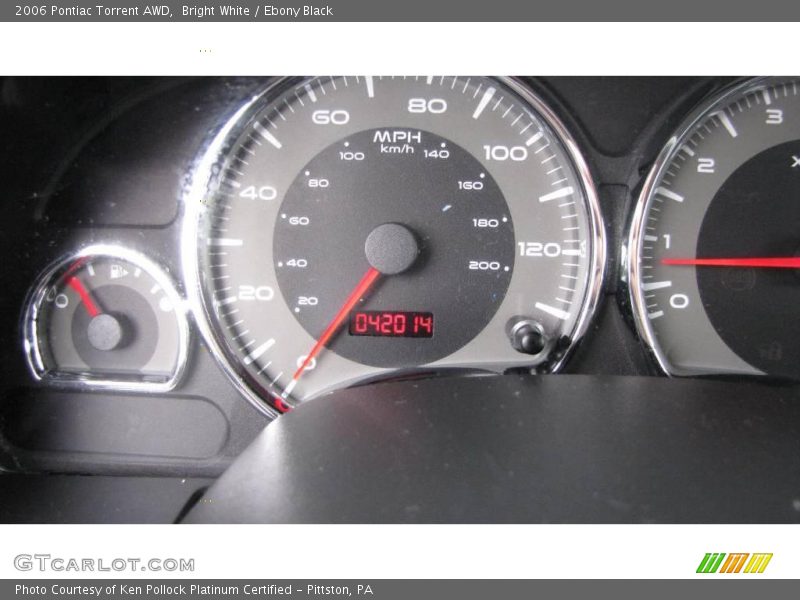 Bright White / Ebony Black 2006 Pontiac Torrent AWD