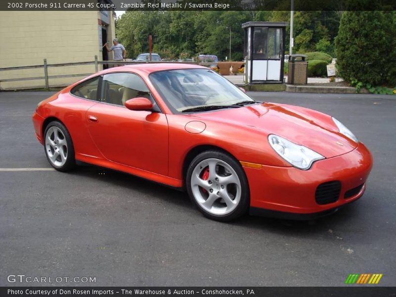  2002 911 Carrera 4S Coupe Zanzibar Red Metallic