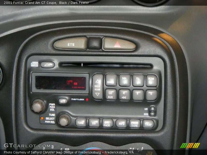 Black / Dark Pewter 2001 Pontiac Grand Am GT Coupe