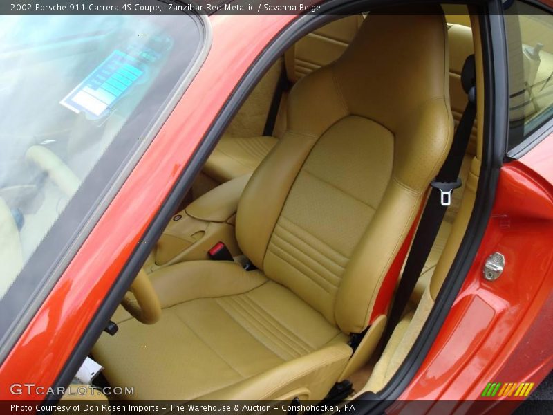 Front Seat of 2002 911 Carrera 4S Coupe