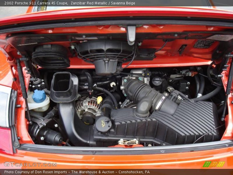  2002 911 Carrera 4S Coupe Engine - 3.6 Liter DOHC 24V VarioCam Flat 6 Cylinder