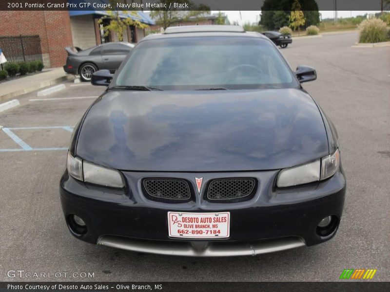 Navy Blue Metallic / Black 2001 Pontiac Grand Prix GTP Coupe