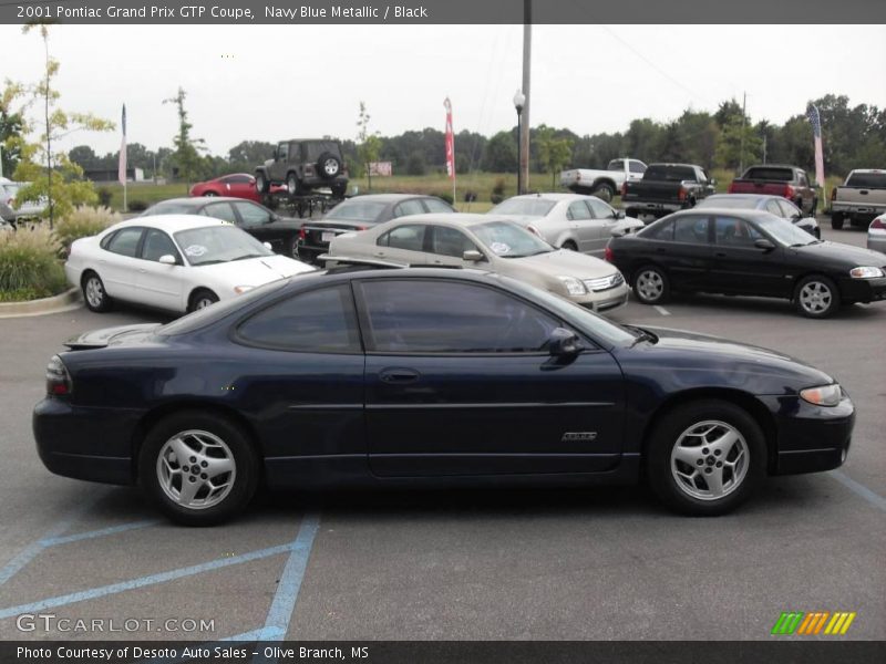 Navy Blue Metallic / Black 2001 Pontiac Grand Prix GTP Coupe