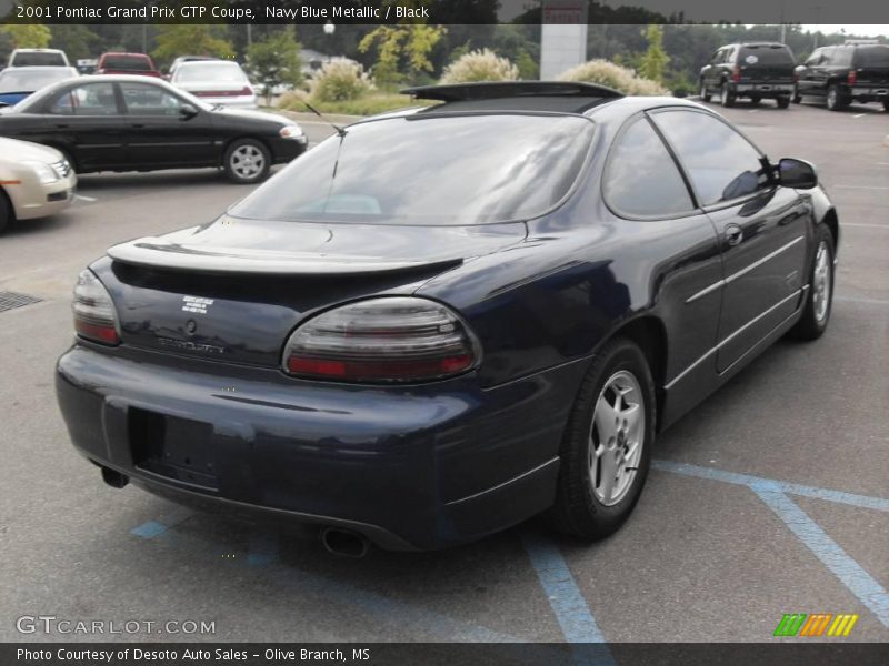Navy Blue Metallic / Black 2001 Pontiac Grand Prix GTP Coupe
