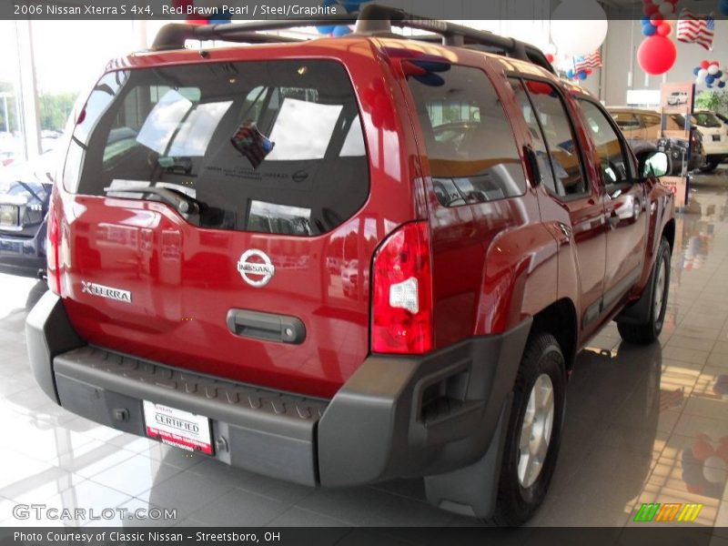 Red Brawn Pearl / Steel/Graphite 2006 Nissan Xterra S 4x4
