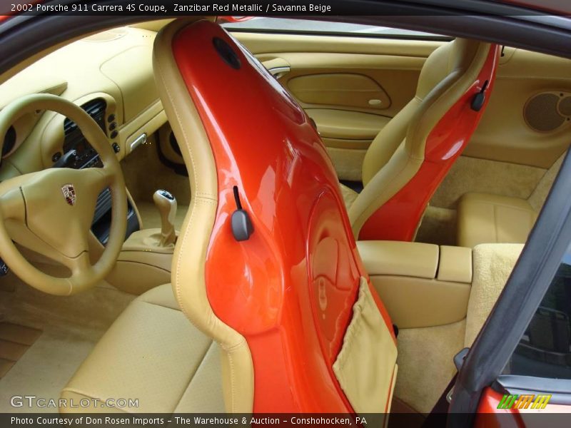 Painted Seat backs - 2002 Porsche 911 Carrera 4S Coupe