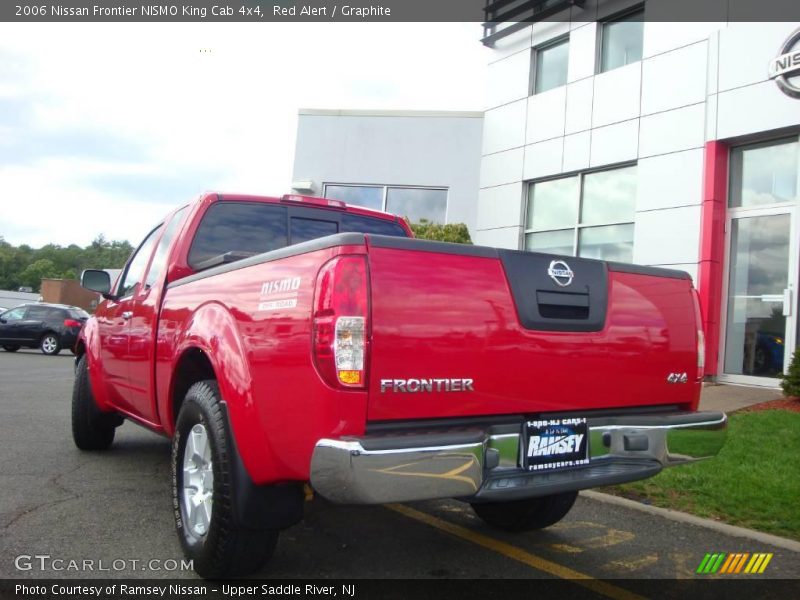 Red Alert / Graphite 2006 Nissan Frontier NISMO King Cab 4x4