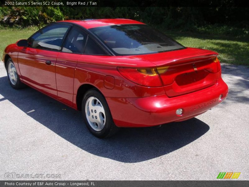 Bright Red / Tan 2002 Saturn S Series SC2 Coupe