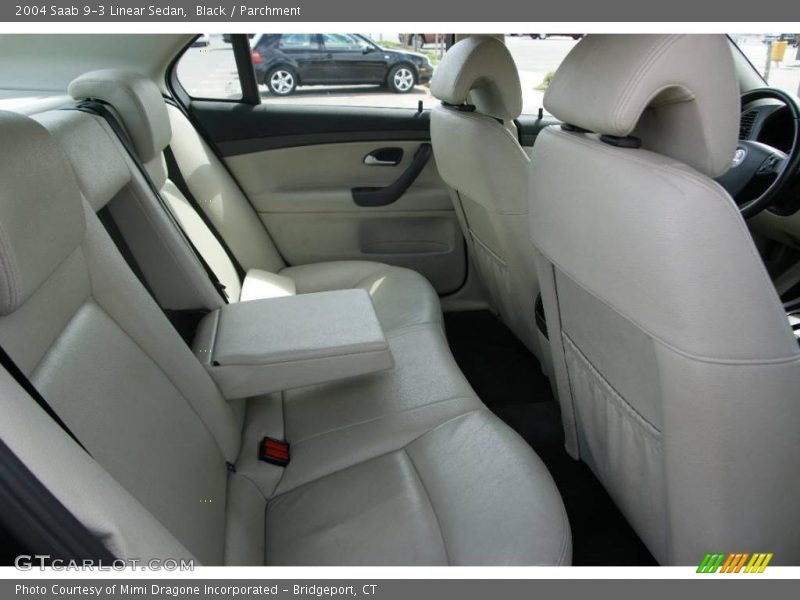 Black / Parchment 2004 Saab 9-3 Linear Sedan