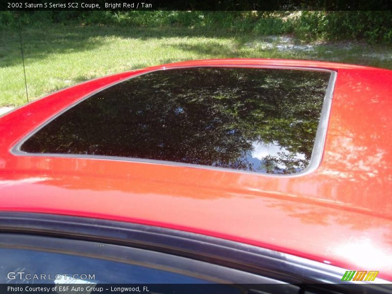 Bright Red / Tan 2002 Saturn S Series SC2 Coupe