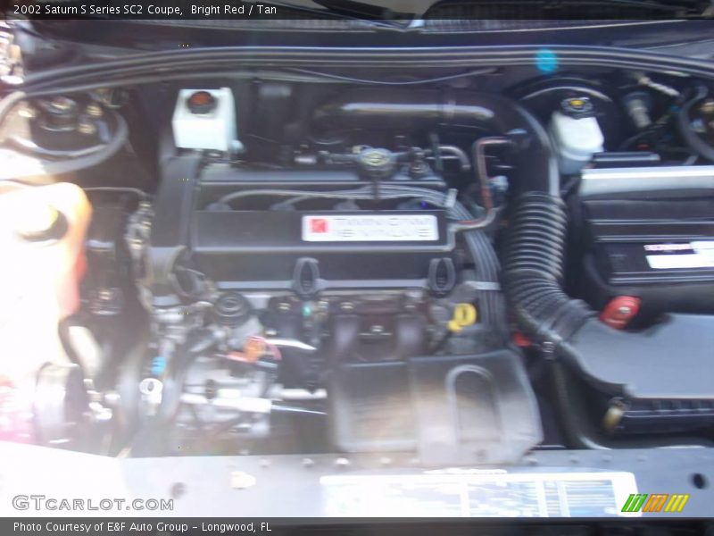 Bright Red / Tan 2002 Saturn S Series SC2 Coupe