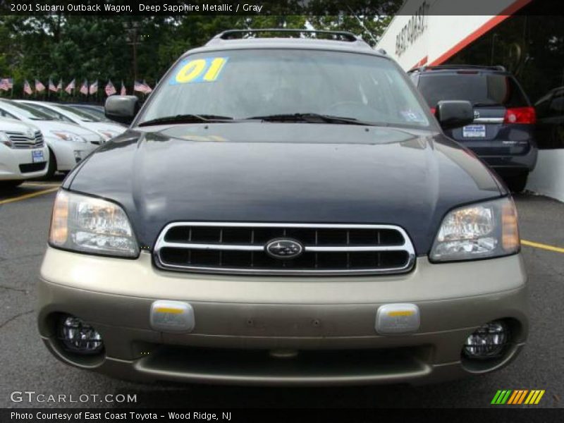 Deep Sapphire Metallic / Gray 2001 Subaru Outback Wagon