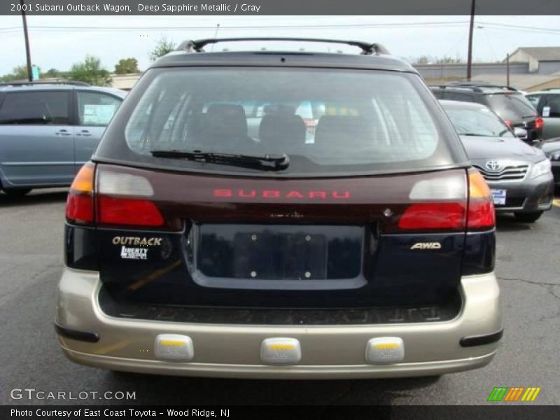 Deep Sapphire Metallic / Gray 2001 Subaru Outback Wagon